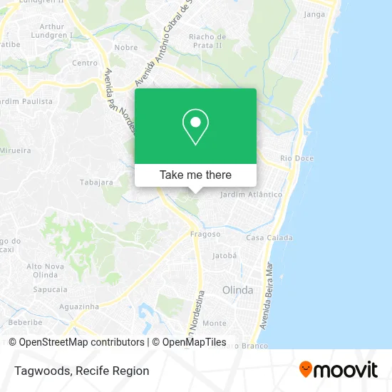 Tagwoods map