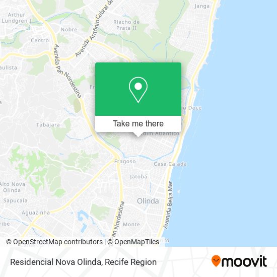 Residencial Nova Olinda map