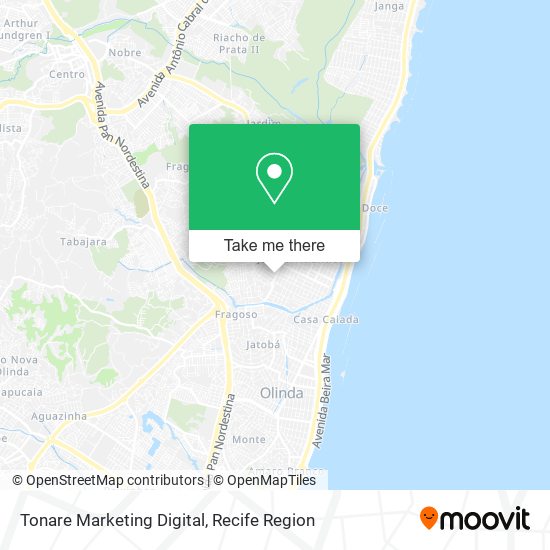 Tonare Marketing Digital map