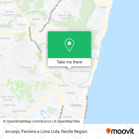 Arcanjo, Ferreira e Lima Ltda map