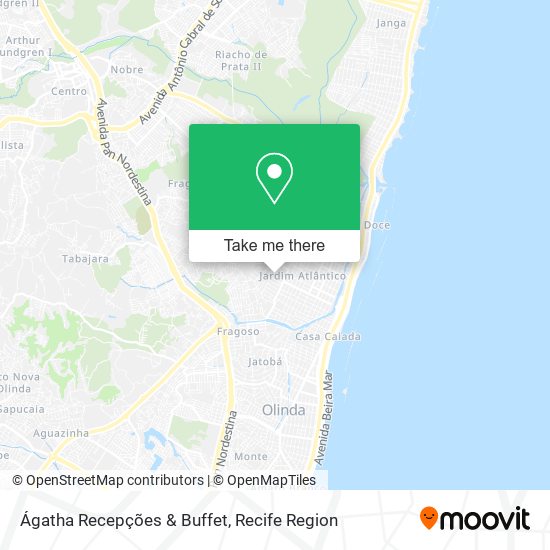 Mapa Ágatha Recepções & Buffet