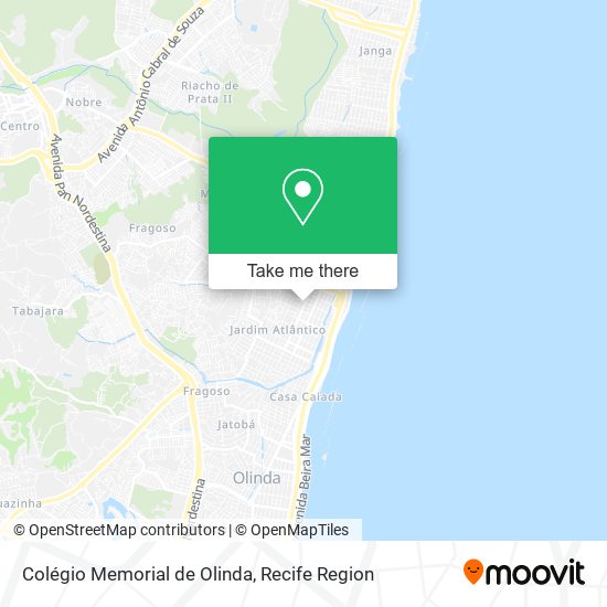 Colégio Memorial de Olinda map