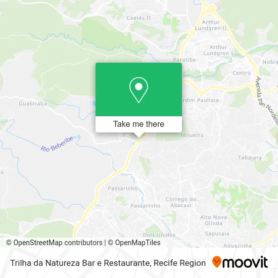 Trilha da Natureza Bar e Restaurante map