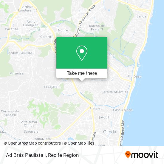 Ad Brás Paulista I map
