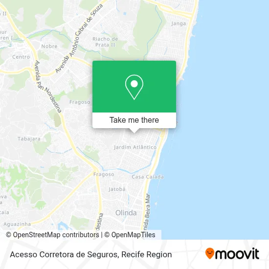 Acesso Corretora de Seguros map