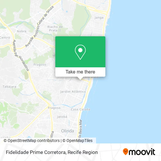 Fidelidade Prime Corretora map