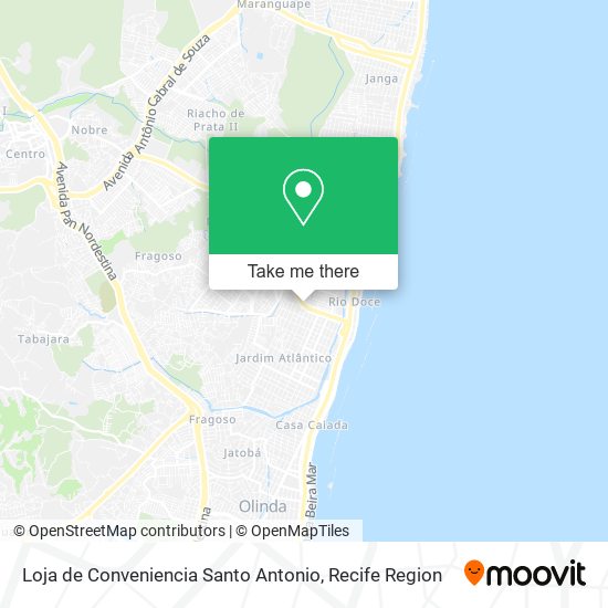 Loja de Conveniencia Santo Antonio map