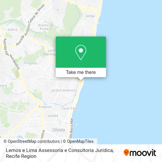 Lemos e Lima Assessoria e Consultoria Jurídica map