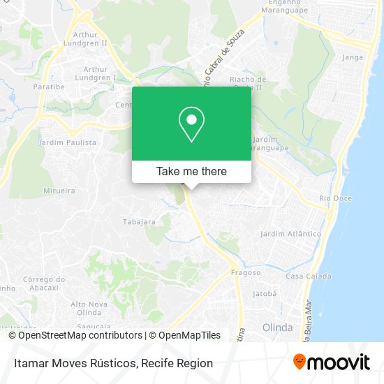 Itamar Moves Rústicos map