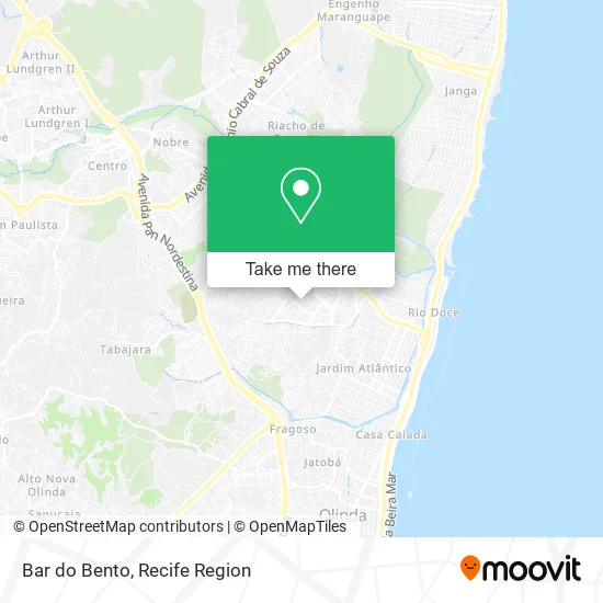 Bar do Bento map