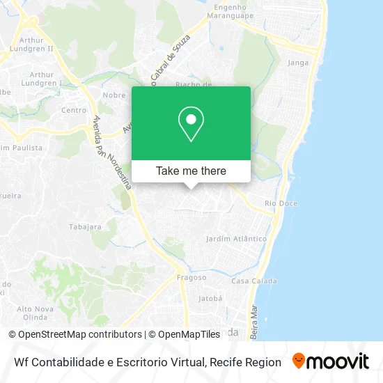 Wf Contabilidade e Escritorio Virtual map