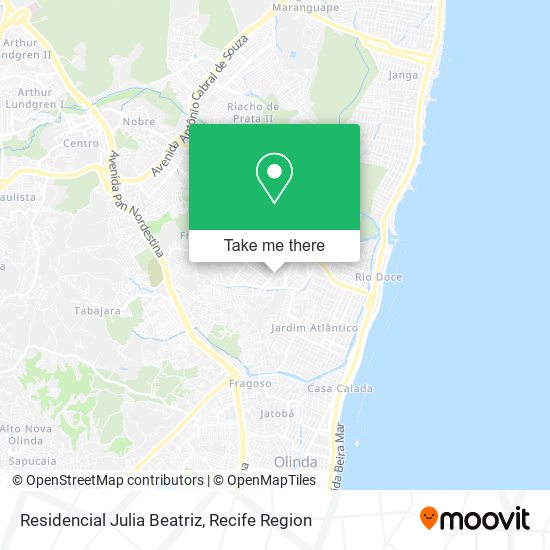 Residencial Julia Beatriz map
