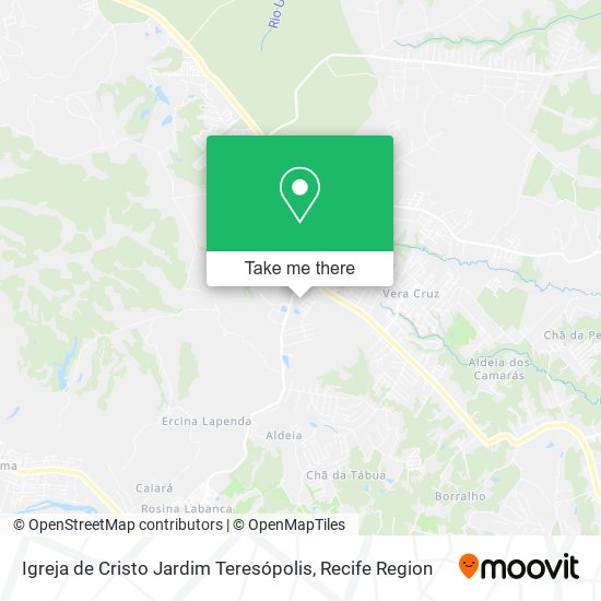 Igreja de Cristo Jardim Teresópolis map