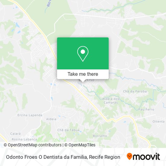 Mapa Odonto Froes O Dentista da Familia