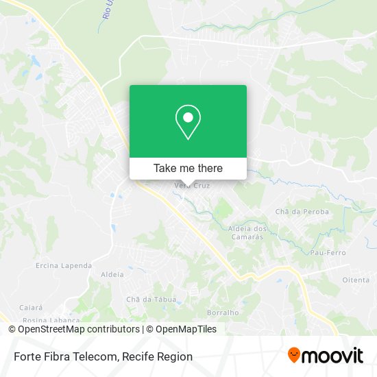 Forte Fibra Telecom map