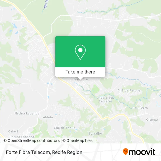 Forte Fibra Telecom map