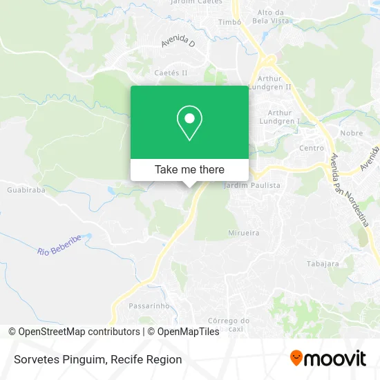 Sorvetes Pinguim map