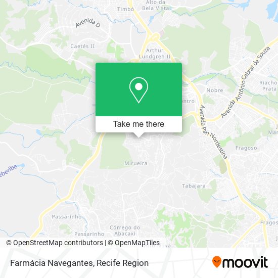 Farmácia Navegantes map