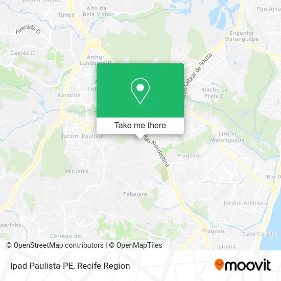 Ipad Paulista-PE map