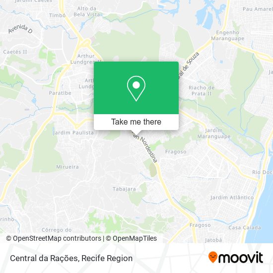 Central da Rações map