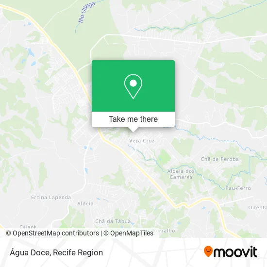 Água Doce map