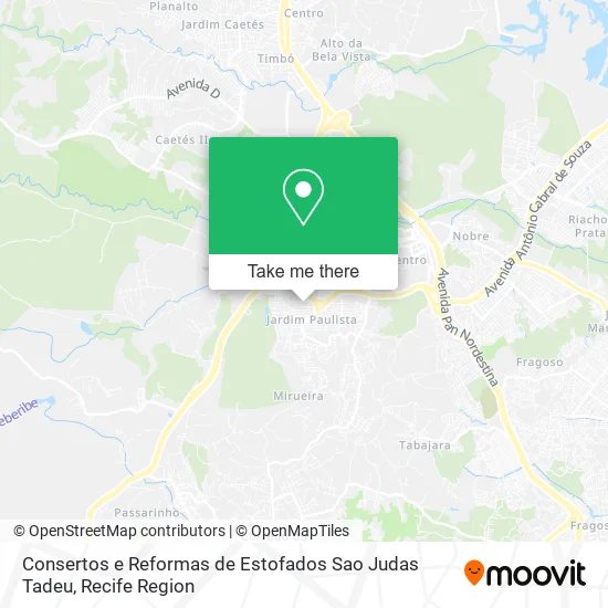 Consertos e Reformas de Estofados Sao Judas Tadeu map