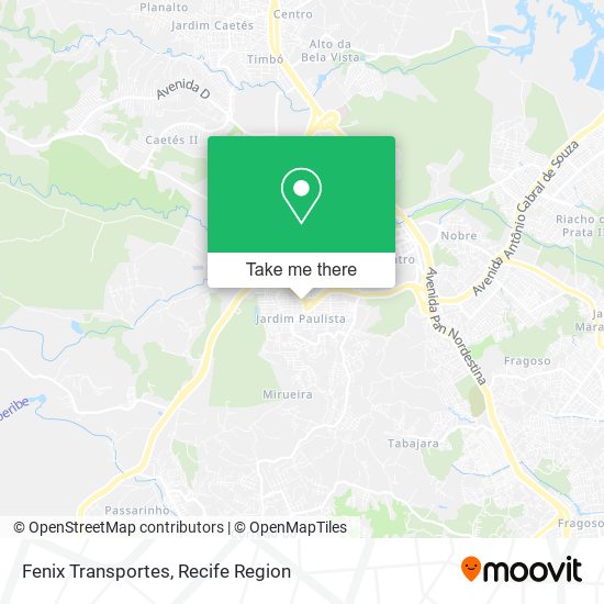 Fenix Transportes map