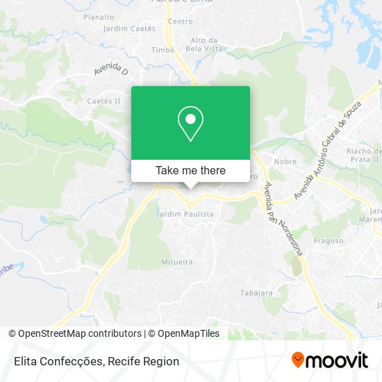 Elita Confecções map