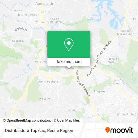 Distribuidora Topazio map