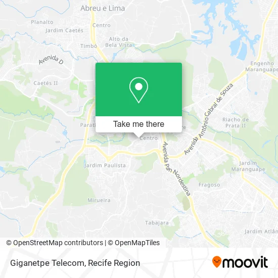 Giganetpe Telecom map