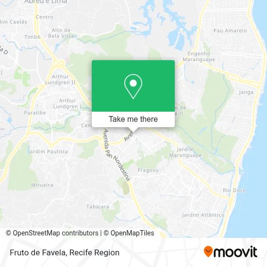 Fruto de Favela map