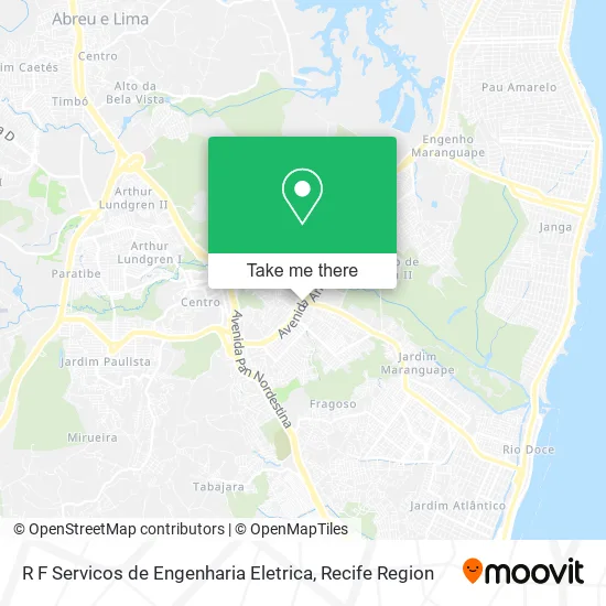 R F Servicos de Engenharia Eletrica map