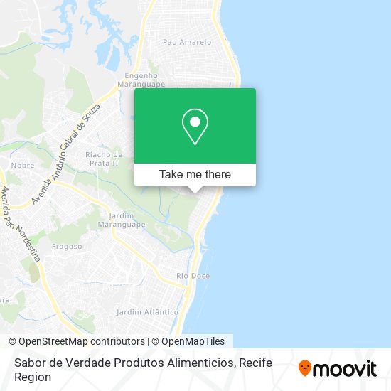 Sabor de Verdade Produtos Alimenticios map