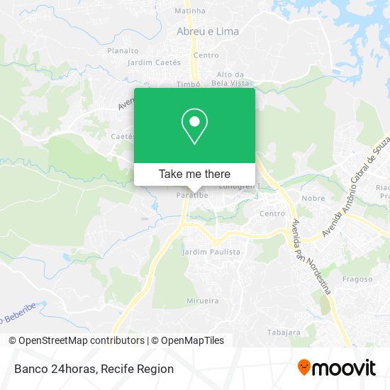 Banco 24horas map