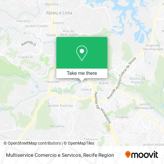 Multiservice Comercio e Servicos map