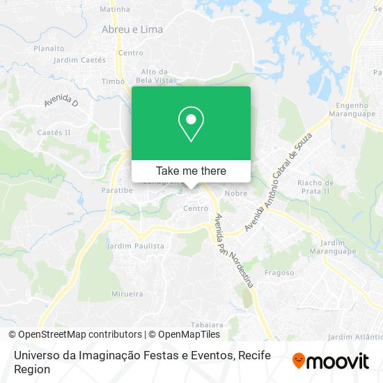 Mapa Universo da Imaginação Festas e Eventos