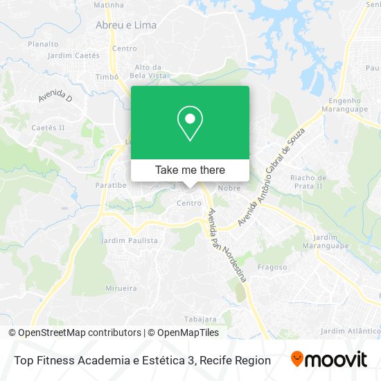 Top Fitness Academia e Estética 3 map