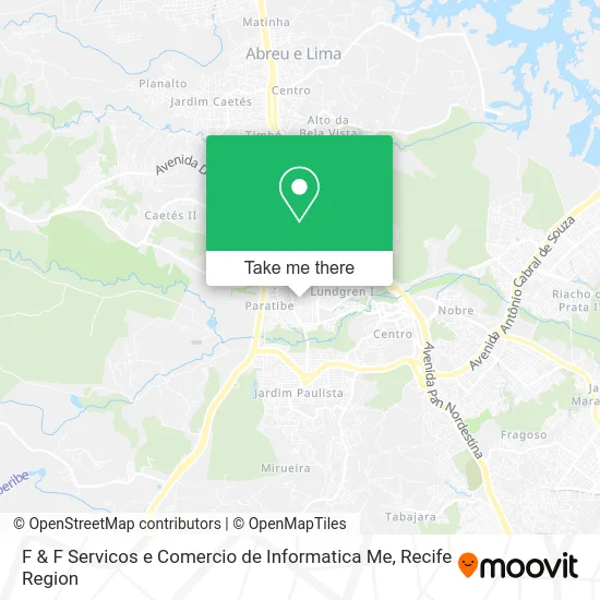 F & F Servicos e Comercio de Informatica Me map