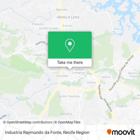 Industria Raymundo da Fonte map
