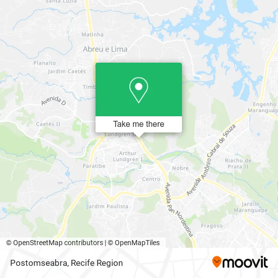 Postomseabra map