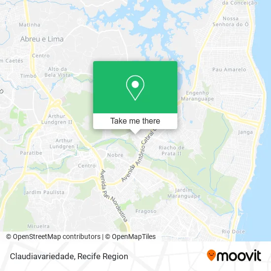 Claudiavariedade map