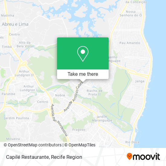 Capilé Restaurante map