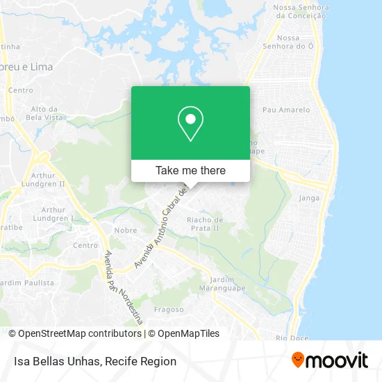 Isa Bellas Unhas map