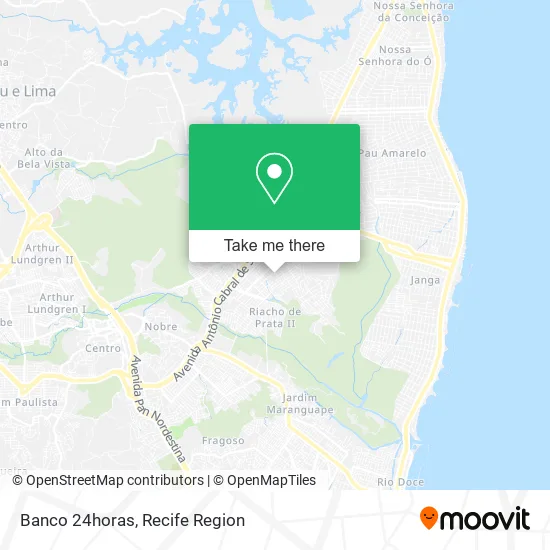 Banco 24horas map