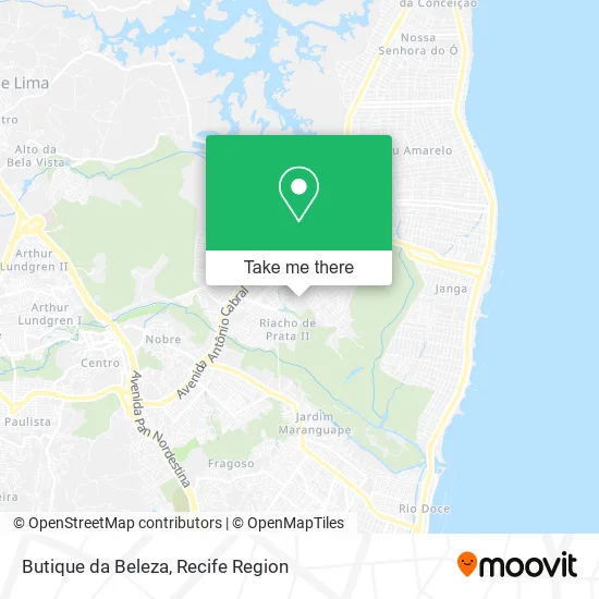 Butique da Beleza map