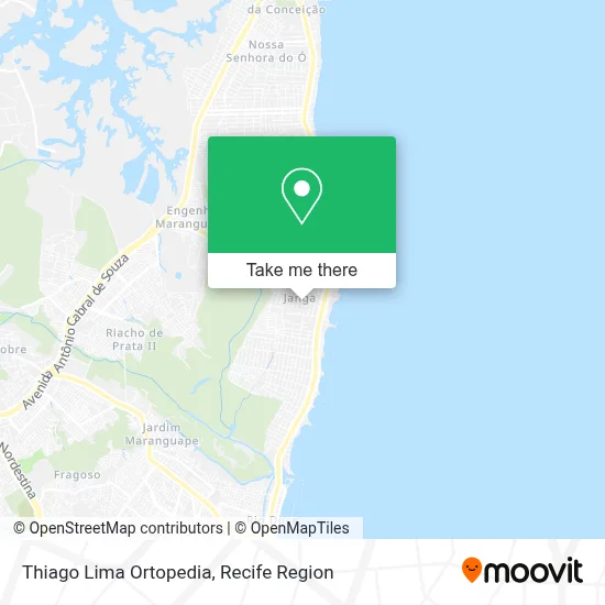 Thiago Lima Ortopedia map