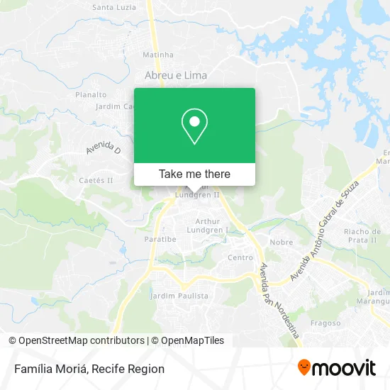 Família Moriá map