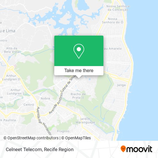 Celneet Telecom map