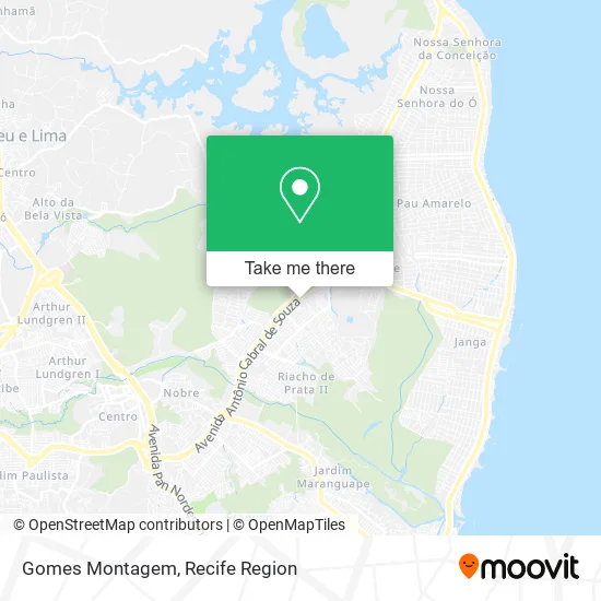 Gomes Montagem map