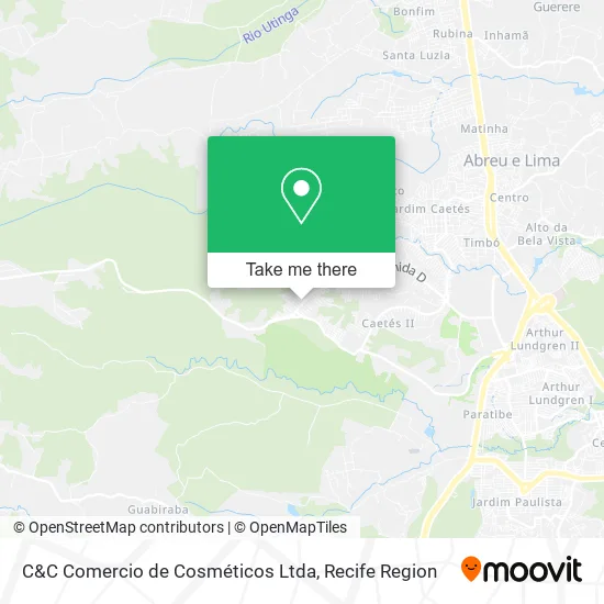 Mapa C&C Comercio de Cosméticos Ltda